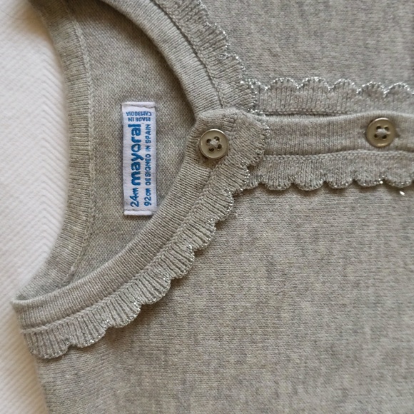 NEW mayoral cardigan & long sleeve top set 24 months baby girl - Picture 4 of 13